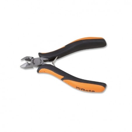 1191BM/L Alicate de corte diagonal raso y pelacables, con mangos en bimaterial