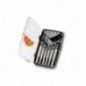 1229LPH/A6 Juego de 6 microdestornilladores planos y Phillips&reg,, en estuche de plástico