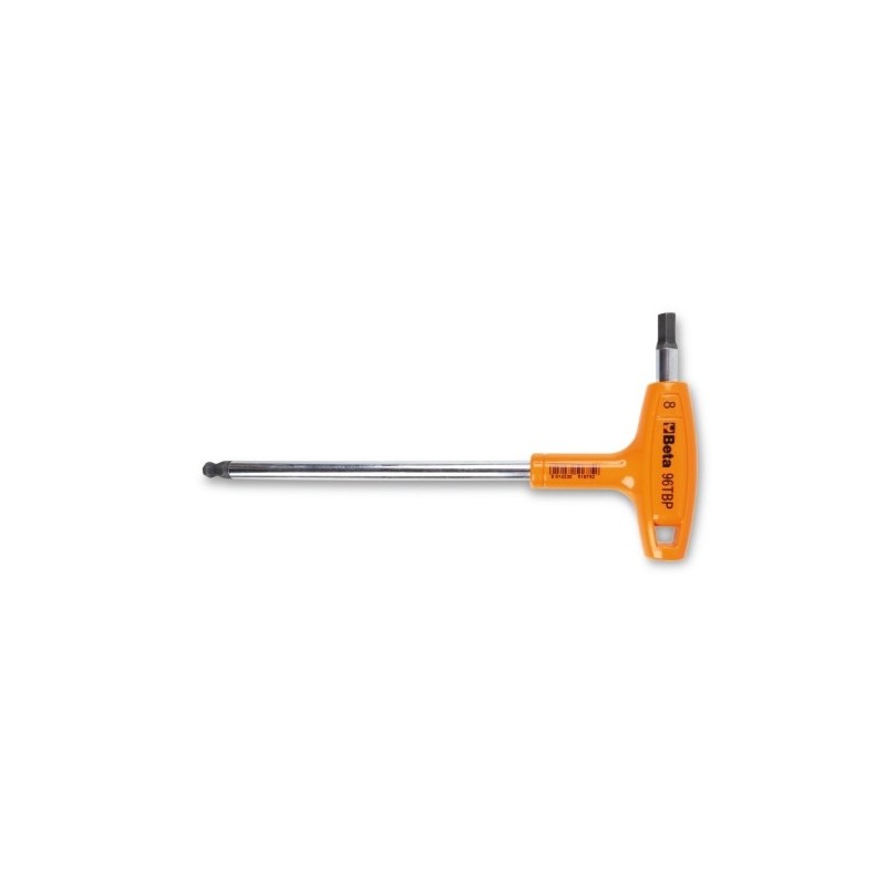 96TBP 4 Llave Allen con cabeza esférica con mango en T