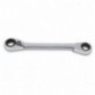 195P 14X15 Llave de estrella doble con carraca reversible, cromada