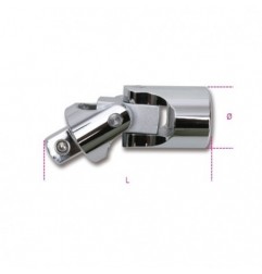 928/25 Articulación con cuadrado macho y hembra 3/4&quot,, cromada
