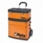 C41S Trolley portaherramientas con 2 módulos apilables, naranja