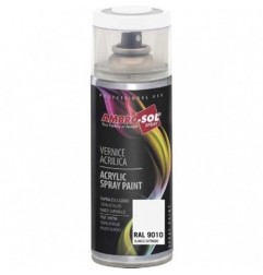 Pintura acri­lica 400 ml RAL 9010 BLANCO SATINADO (60 gloss)