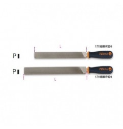 1719BMB/P 250 Lima plana de corte universal, con mango