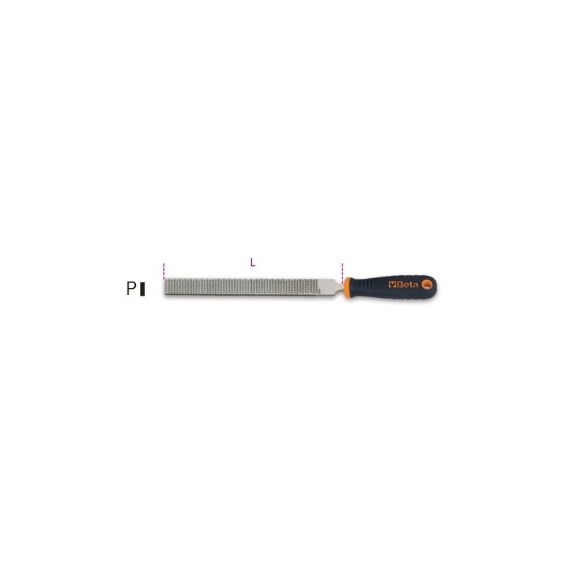 1719BM/RL Escofina plana, con mango