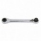 194 1/4X5/16 Llave portapuntas con carraca reversible, cromada
