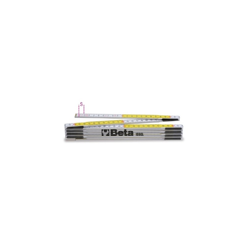 1690L/2 Metro plegable de madera de abedul