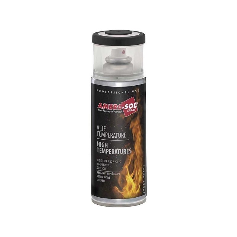 Pintura acri­lica 400 ml RAL 9005 NEGRO MATE