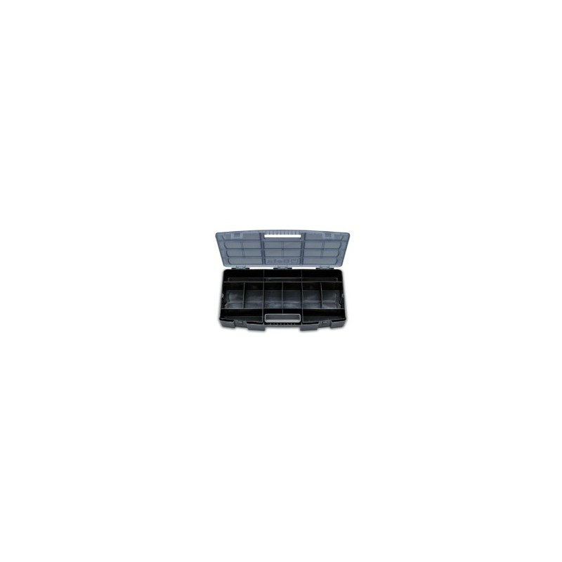 C41H/CE Caja portaherramientas con separadores extraibles para piezas pequeñas, de plástico