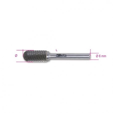 426MD/CT8 Lima rotativa de metal duro, corte cruzado HM6