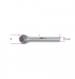 426MD/S12 Lima rotativa de metal duro, corte cruzado HM6