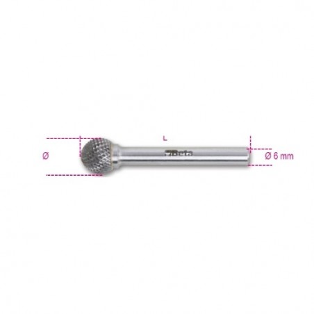 426MD/S12 Lima rotativa de metal duro, corte cruzado HM6
