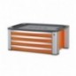 C39T-G Cajonera portátil con 4 cajones, gris