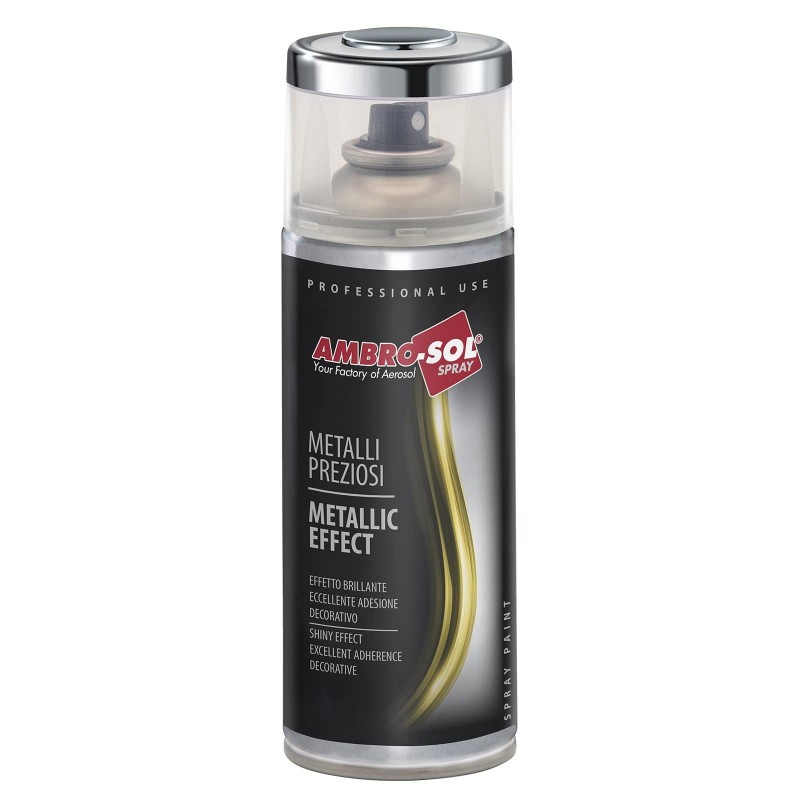 Esmalte efecto plata metalizado 400 ml