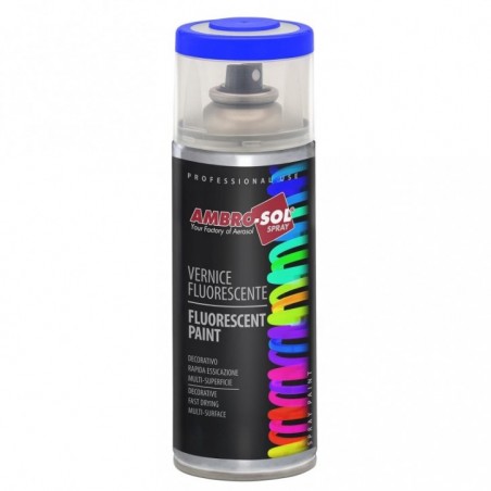 Esmalte efecto fluorescente azul 400 ml