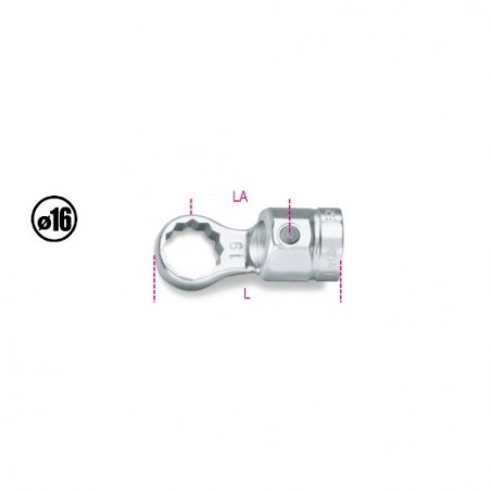 652 18 Llave de estrella para barra dinamométrica