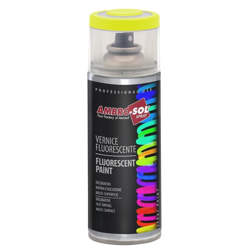 Esmalte efecto fluorescente amarillo 400 ml