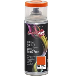 Esmalte efecto fluorescente naranja 400 ml