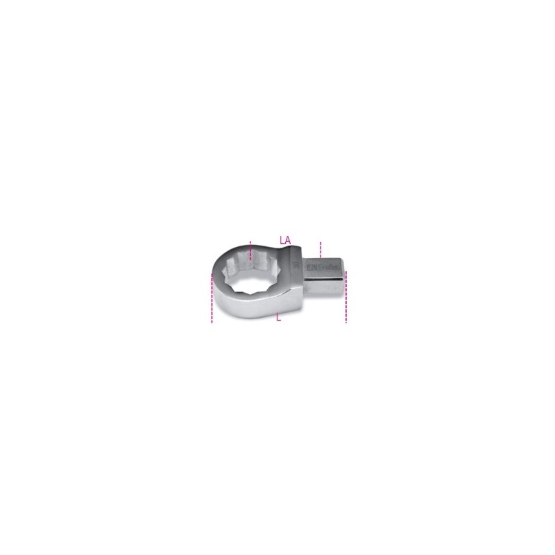 653 9X12-17 Llave de estrella para barra dinamométrica con unión rectangular