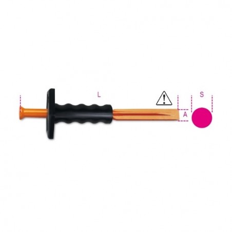 1701N/PM 250 Cincel para construcción con mango protector