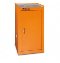 C38LA R Modulo lateral con estantería interna, rojo