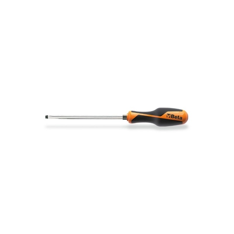 1260E 8 Destornillador plano con hexágono de maniobra, BetaGrip