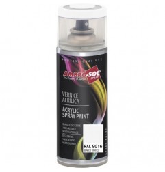 Pintura acri­lica 400 ml RAL 9016 BLANCO TRiFICO