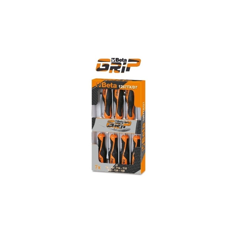 1267TX/D7 Juego de 7 destornilladores Torx&reg,, BetaGrip