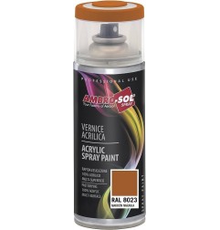 Pintura acri­lica 400 ml RAL 8023 MARRON NARANJA