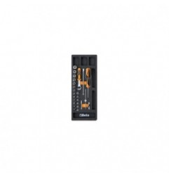 M91 Termoformado de espuma con vasos hexagonales y accesorios de 1/4&quot,
