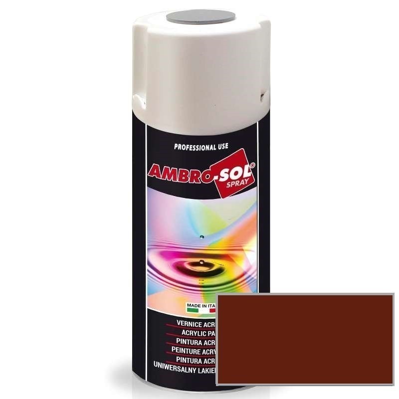 Pintura acri­lica 400 ml RAL 8012 MARRON ROJO