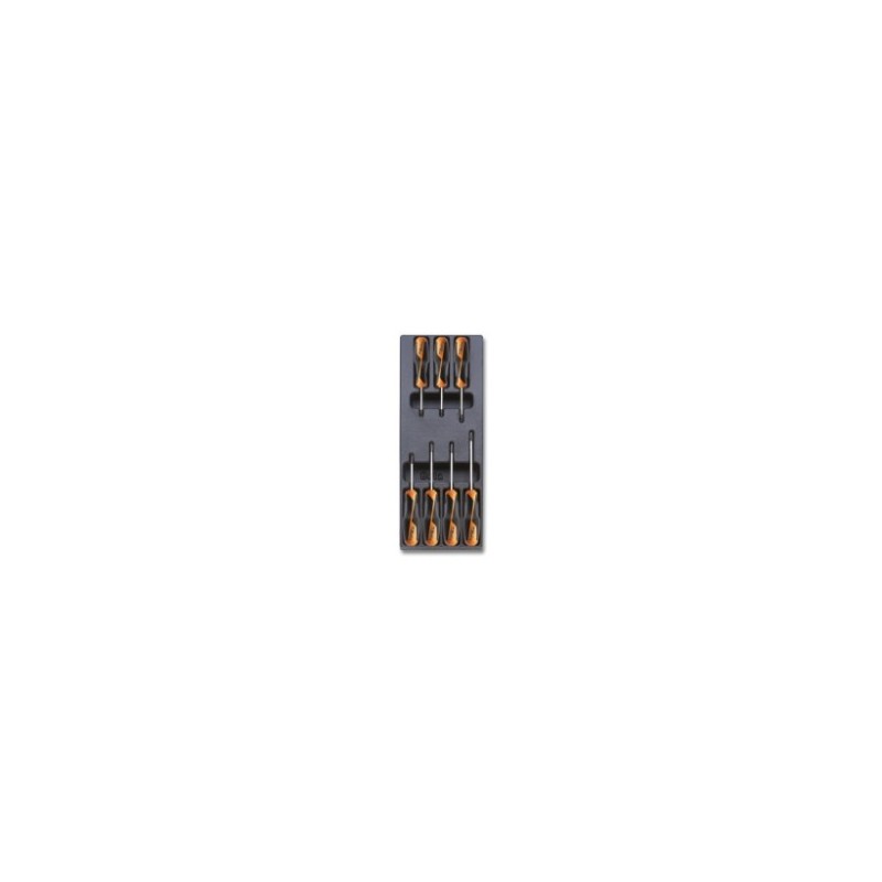 T207 Termoformado rígido con destornilladores Tamper Resistant Torx&reg,, BetaGrip