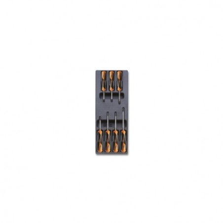 T207 Termoformado rígido con destornilladores Tamper Resistant Torx&reg,, BetaGrip
