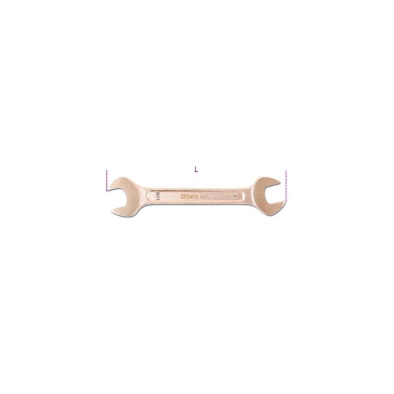 55BA-AS 7/8X15/16 Llave fija de dos bocas abiertas, antichispa