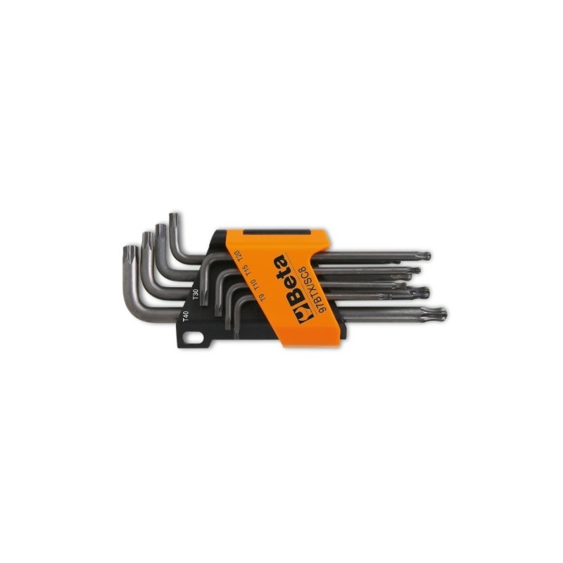97BTX/SC8 Juego de 8 llaves acodadas con cabeza esférica para tornillos Torx&reg,