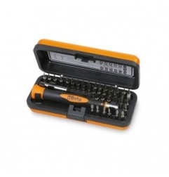 1256/C36-2 Microdestornillador bimaterial con 36 puntas intercambiables de 4 mm y prolongación magnética