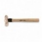 1377BA 340 Martillo de cabeza redonda y boca esférica para caldereros y hojalateros, mango de madera, antichispa