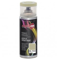 Pintura acri­lica 400 ml RAL 7032 GRIS GRAVA