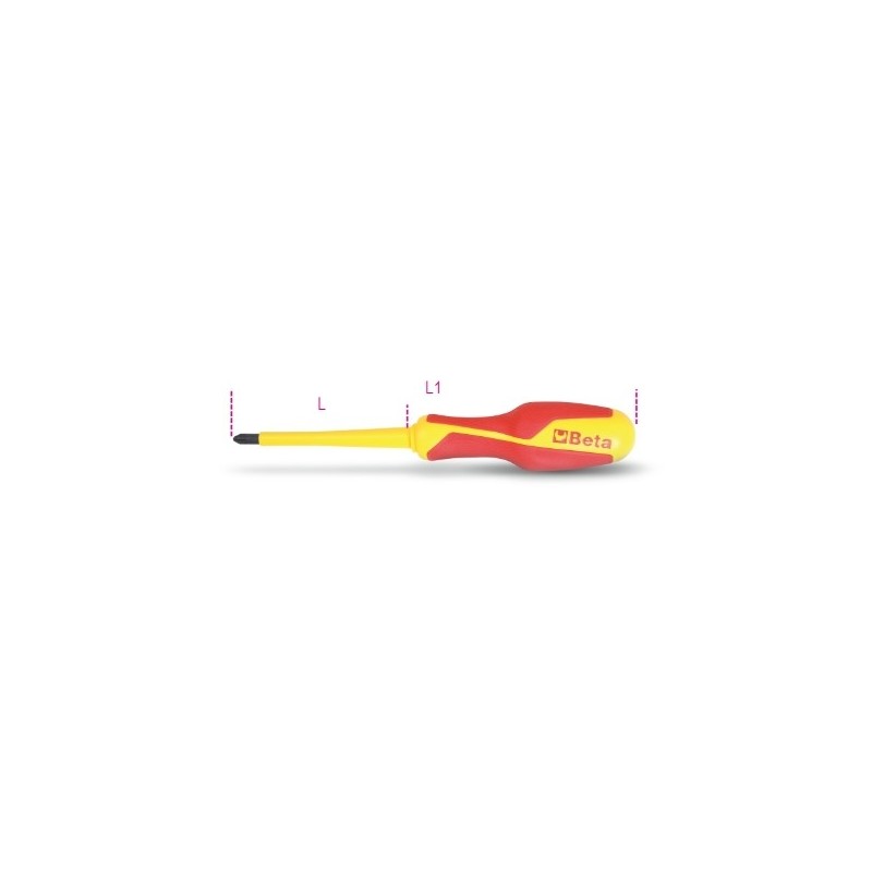 1279MQ PZ0 Destornillador Pozidriv&reg,-Supadriv&reg,, aislado