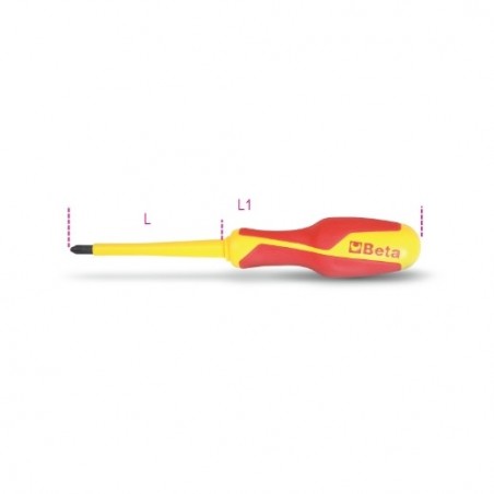1279MQ PZ0 Destornillador Pozidriv&reg,-Supadriv&reg,, aislado