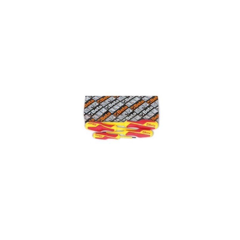 1279MQ/S4 Juego de 4 destornilladores Pozidriv&reg,-Supadriv&reg,, aislados