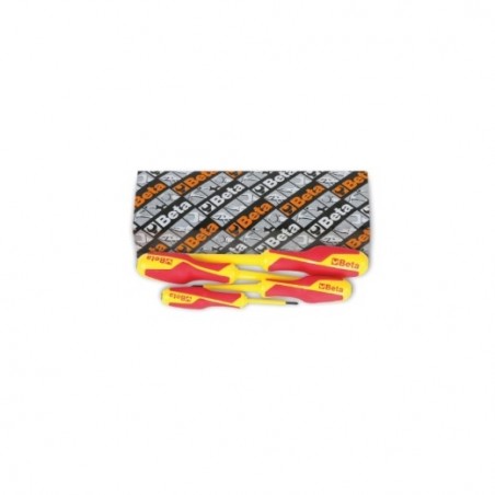 1279MQ/S4 Juego de 4 destornilladores Pozidriv&reg,-Supadriv&reg,, aislados