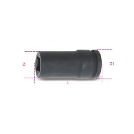 728LQ 21 Vaso de impacto de 3/4&quot, largo