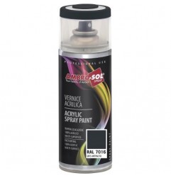 Pintura acri­lica 400 ml RAL 7022 GRIS SOMBRA MATE