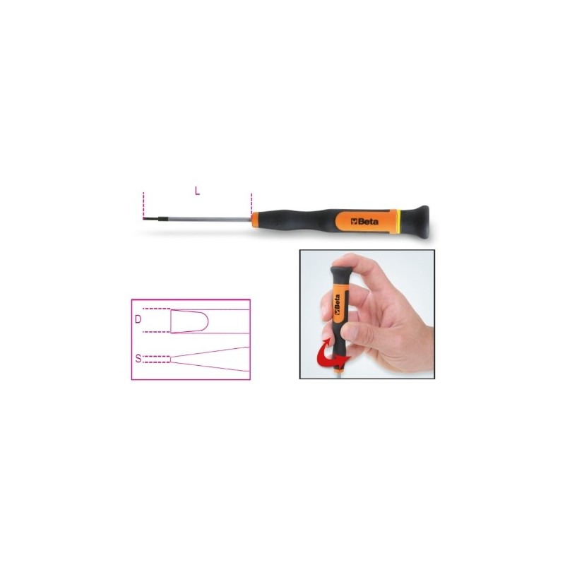 1257LP 1,5 Microdestornillador plano