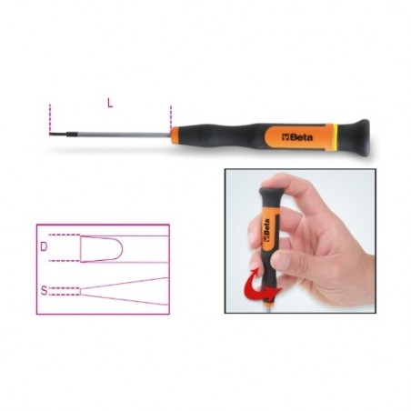 1257LP 4,0 Microdestornillador plano