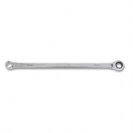 188 10 Llave poligonal recta de estrella con carraca para la polea libre del alternador, cromada brillante