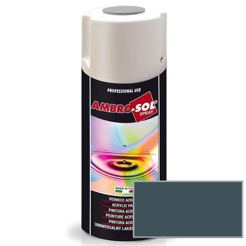 Pintura acri­lica 400 ml RAL 7011 GRIS HIERRO