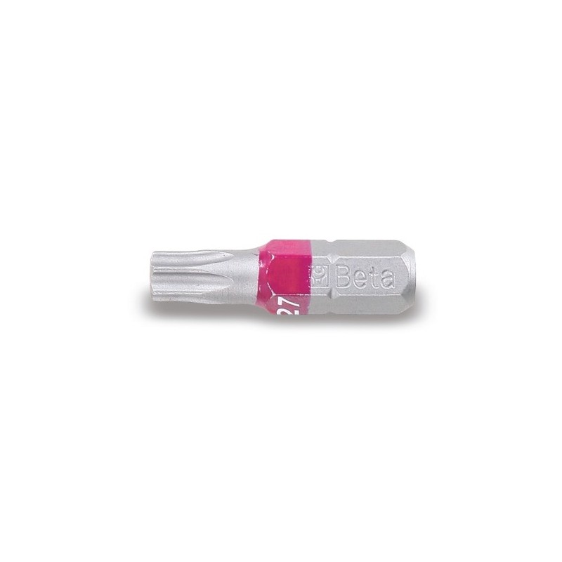 860RTX 25 Bit de 1/4&quot, Tamper Resistant Torx&reg,, de color