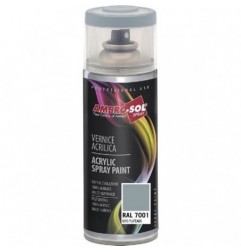 Pintura acri­lica 400 ml RAL 7001 GRIS PLATEADO